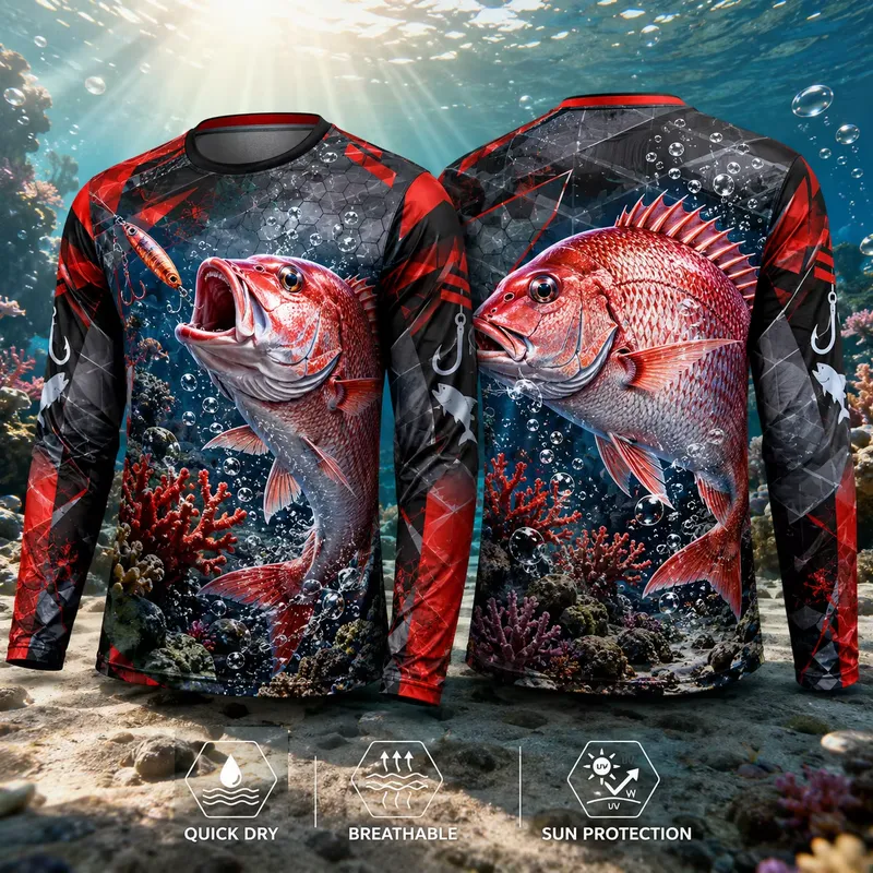 3D-Druck Lässiges Langarm-Ange – Fishing Shirt Uv Protection Bewertung und Preis