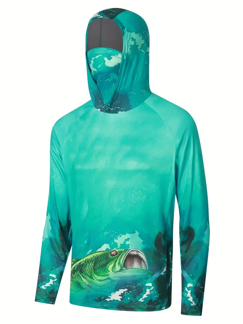 Anglerhemd mit Kapuze für Herr – Fishing Mask Sun Protection Bewertung und Preis