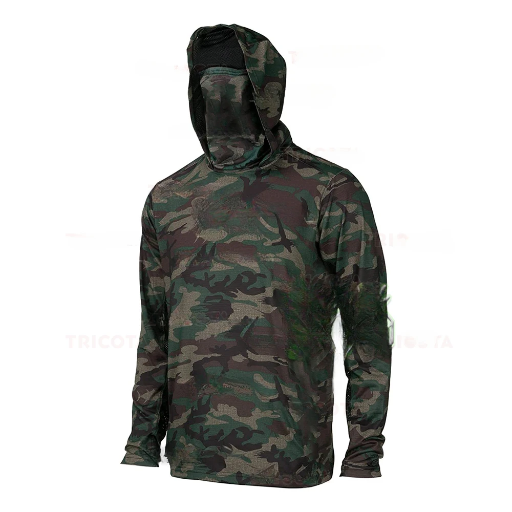 Herren-Angel-Hoodie-Shirts mit – Fishing Shirt Uv Protection Bewertung und Preis