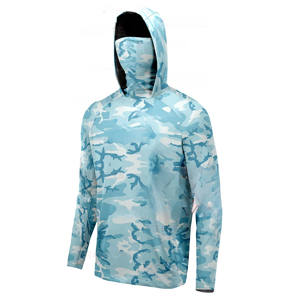 Herren-Angel-Hoodie-Shirts mit – Fishing Shirt Uv Protection Bewertung und Preis